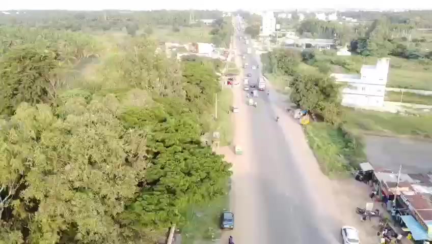 Approach road view from supplied Benaka Layout video